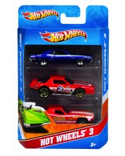 Set metalnih autića Mattel - Hot Wheels, 3 komada