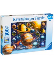 Puzzle Ravensburger od 100 XXL dijelova - Planeti