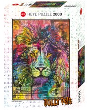 Puzzle Heye od 2000 dijelova - lavlje srce