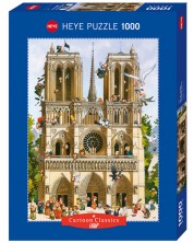 Puzzle Heye od 1000 dijelova - Živjela Notre Dame!, Jean-Jacques Loup