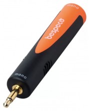 Adapter Bespeco - SLAD100, 3.5 mm - 6.3 mm, crno/narančasti -1