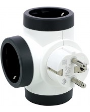 Adapter Legrand - 694521, 3 utičnice, T-oblika, 3680 W, rotirajuće -1