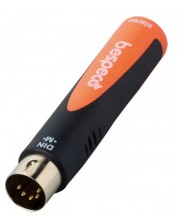 Adapter Bespeco - SLAD130, DIN/6.3 mm, crno/narančasti -1