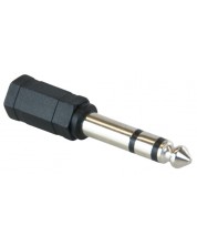 Adapter Master Audio - HY1714, 3.5 mm/6.3 mm, crni