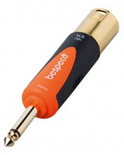 Adapter Bespeco - SLAD510, 6.3 mm/XLR, crno/narančasti -1