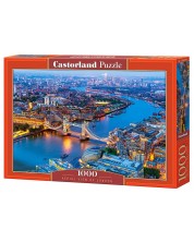 Puzzle Castorland od 1000 dijelova - London iz ptičje perspektive