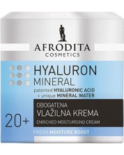 Afrodita Hyaluron Mineral Hidratantna krema, 20+, 50 ml