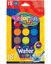 Vodene boje Colorino Kids - 18 boja