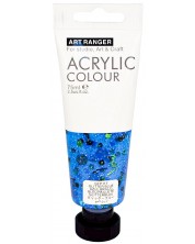 Akrilna boja Art Ranger - Plavi brokat, 75 ml