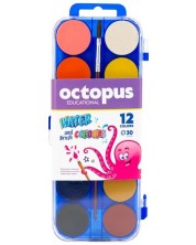 Akvarel boje Univerzal - Octopus, 12 boja, s kistom -1