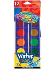 Vodene boje Colorino Kids - 12 boja, velika kutija -1