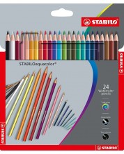 Vodene olovke Stabilo Aquacolor – 24 boje -1