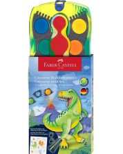 Vodene boje Faber-Castell Connector - Dinosaur, 12 boja