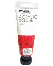 Akrilna boja Art Ranger - Crveni brokat, 75 ml 