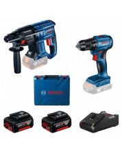 Akumulatorski set Bosch - Professional GBH 180-Li+GSR 185-Li, 2x4.0Ah+GAL, 2х4.0Ah Li-Ion -1