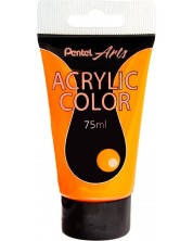 Akrilna boja Pentel - WA3-T03E, narančasta, 75 ml