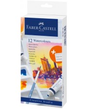 Akvarel boje Faber-Castell - Creative Studio, 12 boja, 9 ml