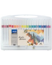 Akrilni markeri Spree Artist - Soft Brush, 48 boja