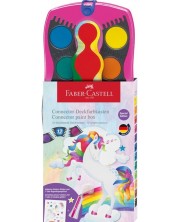 Vodene boje Faber-Castell Connector - Jednorog, 12 boja