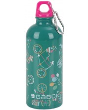 Aluminijska boca za vodu Gabol Fiori - 600 ml