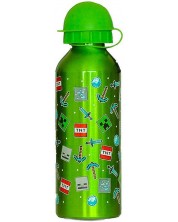 Aluminijska boca Minecraft - 500 ml, asortiman -1