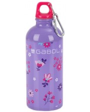 Aluminijska boca za vodu Gabol Violet - 600 ml