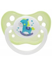Anatomska duda varalica Canpol - Toys, zelena, 6-18 mjeseci -1