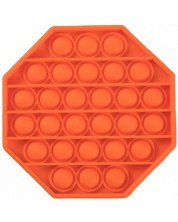 Antistres igračka Poppit Fidget – Osmerokut, narančasti