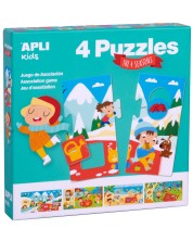 Asocijativna puzzle igra APLI - Godišnja doba