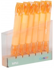 Dvostruki tekst marker APLI Candy - Narančasti neon