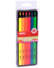 Set jumbo olovaka u boji APLI - 6 boja, neon