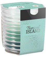 Mirisna svijeća Bispol Aura - Tropski otok, 130 g -1