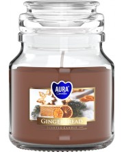 Mirisna svijeća u teglici Bispol Aura - Gingerbread, 120 g
