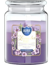 Mirisna svijeća Bispol Aura - Mir lavande, 500 g -1