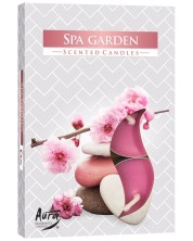 Mirisne čajne svijeće Bispol Aura - SPA Garden, 6 komada -1