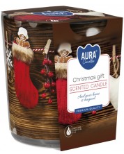 Mirisna svijeća u čaši Bispol Aura - Christmas Gift, 100 g