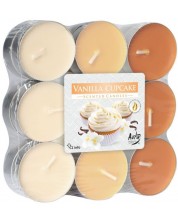 Mirisne čajne svijeće Bispol Aura - Vanilla Cupcake, 18 komada