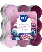Mirisne čajne svijeće Bispol Aura - Frozen Berries, 18 komada -1