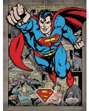 Umjetnički otisak Pyramid DC Comics: Superman - Comic Montage -1