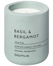Mirisna svijeća Blomus Fraga - S, Basil & Bergamot, Pine Gray