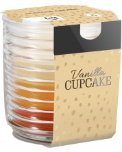 Mirisna svijeća Bispol Aura - Vanilin cupcake, 130 g -1
