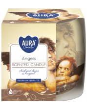 Mirisna svijeća u čaši Bispol Aura - Angels, 100 g -1