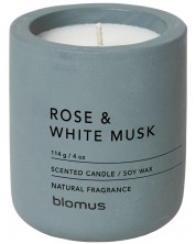 Mirisna svijeća Blomus Fraga - S, Rose & White Musk, FlintStone