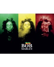 Umjetnički otisak Pyramid Music: Bob Marley - Tricolour Smoke