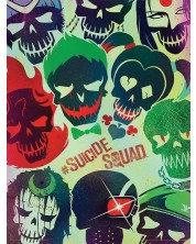 Umjetnički otisak Pyramid DC Comics: Suicide Squad - Skulls