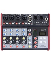 Audio mikser Novox - M6 MKII, crno/crveni