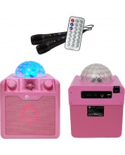 Audio sustav N-Gear - Disco Block 410, ružičasti