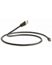 Kabel QED - Performance Graphite, USB-A/USB-B , 1.5 m, crni -1