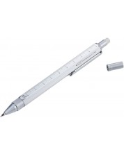 Automatska olovka Troika Construction - Srebrnasta