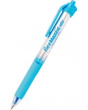 Automatska kemijska olovka s gumicom Flex Office - FO-GELE003, 0.5 mm, plava -1